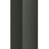 Clearance SU-MA Schwarze Wegeleuchte 100 cm IP44 blendarm eckig