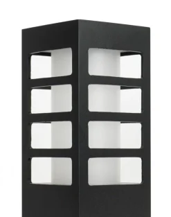 SU-MA Schwarze Wegeleuchte 50cm wetterfest IP54 E27* Moderne Außenleuchten|Wegeleuchten