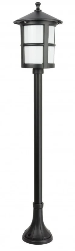 Outlet SU-MA Schwarze Wegeleuchte Rustikal 101 cm Lampe Außen