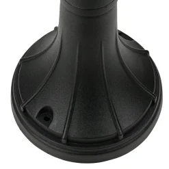 Elstead Schwarze Wegeleuchte wetterfest H:109cm LEADWORTH