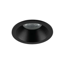 TK Lighting Schwarzer Einbaustrahler IP65 Metall Glas Ø8,5 cm rund* Metall Lampen|Moderne Außenleuchten