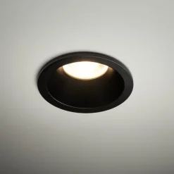 TK Lighting Schwarzer Einbaustrahler IP65 Metall Glas Ø8,5 cm rund* Metall Lampen|Moderne Außenleuchten