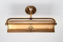 Sale Berliner Messingleuchten Schwenkbare Bilderlampe Messing massiv E14 B:34 cm