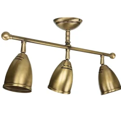 Giovanni Battista Schwenkbare Deckenlampe Rustikal Bronze Hell* Metall Lampen|Messinglampen