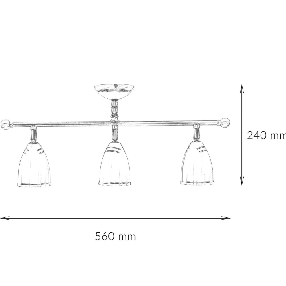 Giovanni Battista Schwenkbare Deckenlampe Rustikal Bronze Hell* Metall Lampen|Messinglampen
