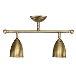 Giovanni Battista Schwenkbare Deckenleuchte Rustikal Bronze Hell* Metall Lampen|Messinglampen