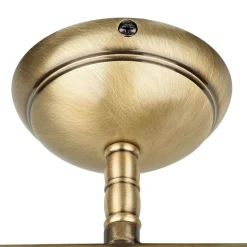 Giovanni Battista Schwenkbare Deckenleuchte Rustikal Bronze Hell* Metall Lampen|Messinglampen