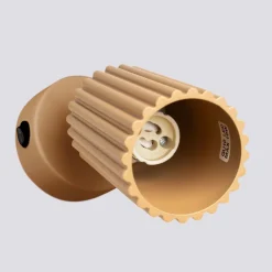 Online Sollux Schwenkbare Leselampe Wand GU10 B: 8 cm klein in Gold aus Alu