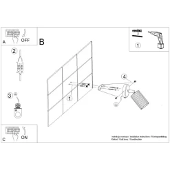 Online Sollux Schwenkbare Leselampe Wand GU10 B: 8 cm klein in Gold aus Alu