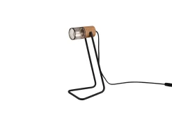 Clearance Trio Reality Schwenkbare Schreibtischlampe Metall Holz 40 cm E14