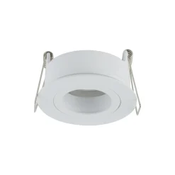 TK Lighting Schwenkbarer Einbauspot Metall Ø7,5 cm IP65 Weiß