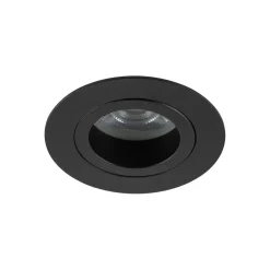TK Lighting Schwenkbarer Einbauspot Metall Ø7,5 cm IP65 Schwarz* Metall Lampen|Moderne Außenleuchten