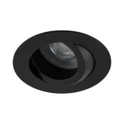 TK Lighting Schwenkbarer Einbauspot Metall Ø7,5 cm IP65 Schwarz* Metall Lampen|Moderne Außenleuchten