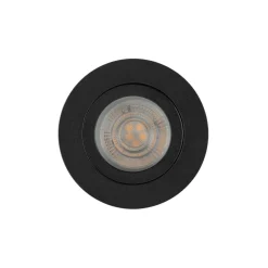 TK Lighting Schwenkbarer Einbauspot Metall Ø7,5 cm IP65 Schwarz* Metall Lampen|Moderne Außenleuchten