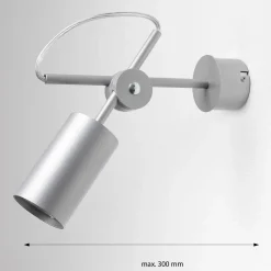 Nowodvorski Schwenkbarer Wandstrahler in silber* Spots|Wandleuchten