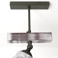 Hot Luminex Shabby Chic Deckenlampe Weiß Grau schwenkbar AGAP