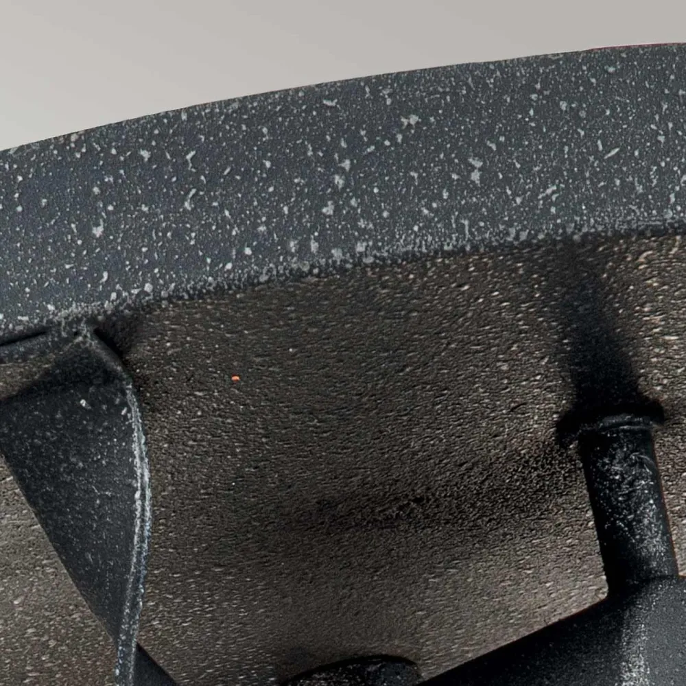 Elstead Shabby Deckenleuchte Rustikal Metall Ø 33 cm rund Grau