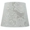 Duolla Silberner Lampenschirm Stehlampe Stoff E27 WILLOW* Lampenschirme