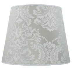 Duolla Silberner Lampenschirm Stehlampe Stoff E27 WILLOW* Lampenschirme