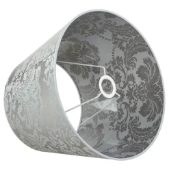 Duolla Silberner Lampenschirm Stehlampe Stoff E27 WILLOW* Lampenschirme