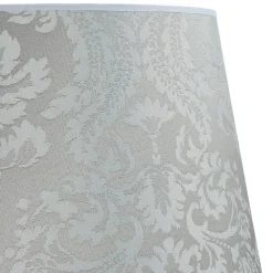 Duolla Silberner Lampenschirm Stehlampe Stoff E27 WILLOW* Lampenschirme