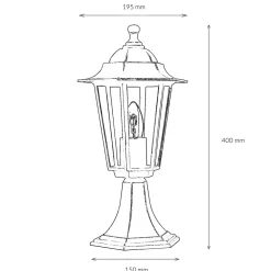 Sale Easylight Sockel Wegeleuchte Garten PARIS Weiß IP44 rustikal