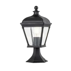 Elstead Sockelleuchte 39,3 cm IP44 Schwarz E27 Garten Weg* Gartenlaternen|Industrie Lampen