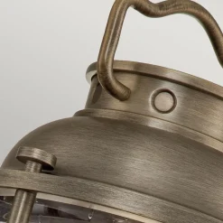 Elstead Sockelleuchte Aluminium Glas E27 IP44 47,1 cm Vintage* Gartenlaternen|Industrie Lampen