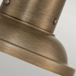 Elstead Sockelleuchte Aluminium Glas E27 IP44 47,1 cm Vintage* Gartenlaternen|Industrie Lampen