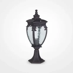 Online Maytoni Sockelleuchte Aluminium Glas E27 IP44 48,5 cm hoch