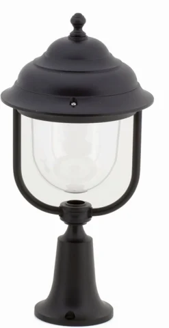 Best Lido Sockelleuchte außen Garten Schwarz IP43 43 cm Rustikal