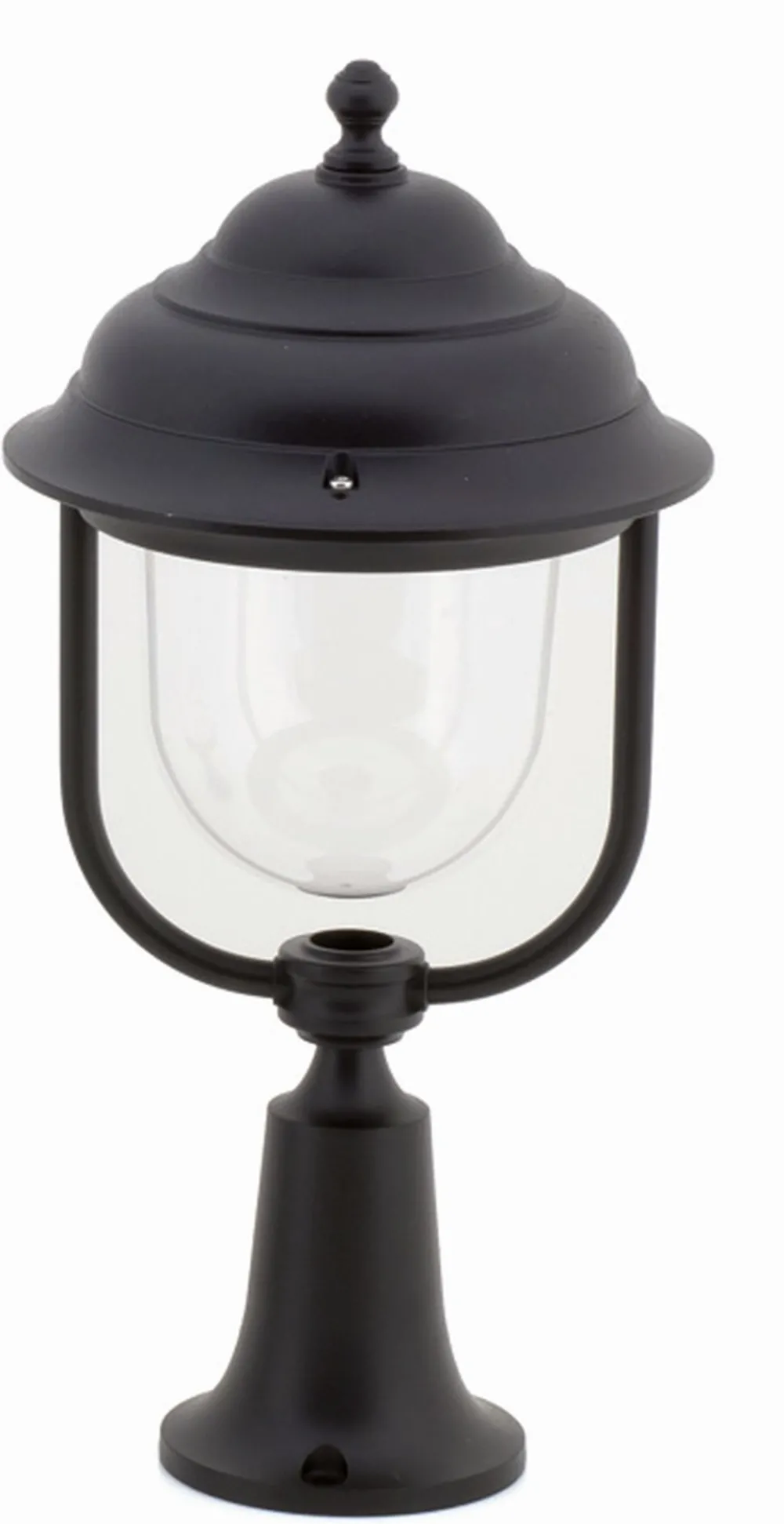 Best Lido Sockelleuchte außen Garten Schwarz IP43 43 cm Rustikal