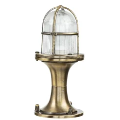 Online Lido Sockelleuchte außen Messing H:25cm Terrasse Weg