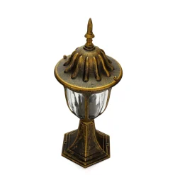 Discount Rabalux Sockelleuchte außen Rustikal in Gold 43 cm IP43