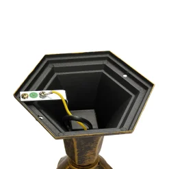 Discount Rabalux Sockelleuchte außen Rustikal in Gold 43 cm IP43