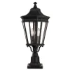 Elstead Sockelleuchte außen Schwarz H:57,5cm Rustikal IP44* Außenleuchten Antik|Gartenlaternen