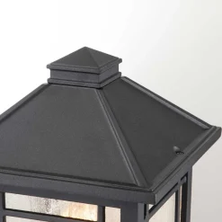 Best Elstead Sockelleuchte Garten E27 IP44 44,5 cm hoch Schwarz