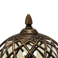 Easylight Sockelleuchte Schwarz Kupfer Außen Rustikal Retro* Rustikale Lampen|Vintage Lampen