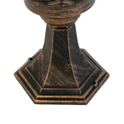 Easylight Sockelleuchte Schwarz Kupfer Außen Rustikal Retro* Rustikale Lampen|Vintage Lampen