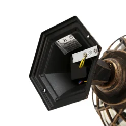 Easylight Sockelleuchte Schwarz Kupfer Außen Rustikal Retro* Rustikale Lampen|Vintage Lampen