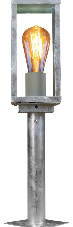 Sale Eco-Light Sockelleuchte Vintage Aluminium in Zink IP44 E27 50 cm