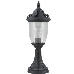 Online Elstead Sockelleuchte Vintage Rustikal Schwarz Grün antik 41 cm