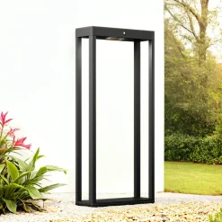Hot Maytoni Solar Pollerleuchte Aluminium Glas LED IP54 50 cm eckig