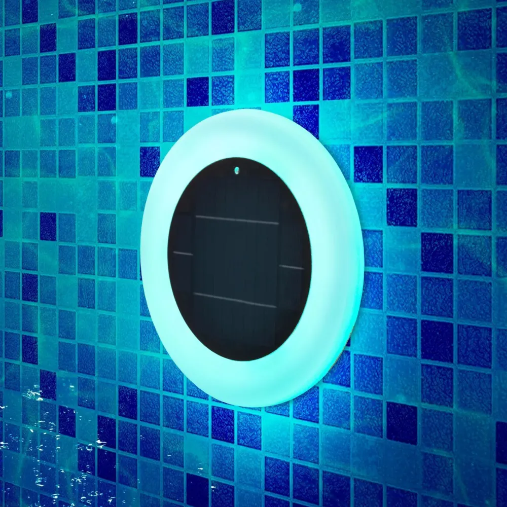 Discount Newgarden Solar Poolleuchte LED Farbwechsel Dimmer IP68 Ø 29 cm kabellos