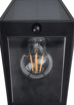 Clearance Eco-Light Solar Wandlampe mit Bewegungssensor E27 IP44 H:20,5 cm