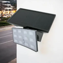 Harms Import Solarlampe mit Bewegungsmelder außen LED Garten Haus* Solarleuchten|Außenwandleuchten