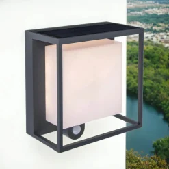 Eco-Light Solarleuchte Wand Bewegungsmelder LED außen Garten* Außenwandleuchten|Moderne Lampen