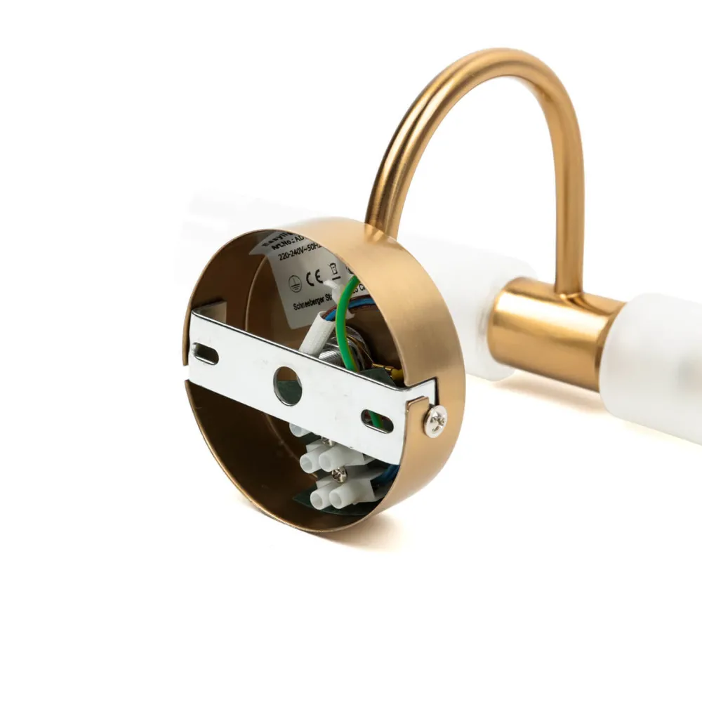 Easylight Spiegelleuchte Bad in Messing CONNERS* Flurlampen|Glaslampen
