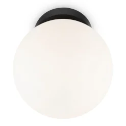 Maytoni Spiegelleuchte Glas Metall E14 D: 15 cm rund Modern* Glaslampen|Metall Lampen