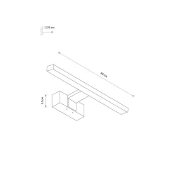 Nowodvorski Spiegelleuchte LED Chrom IP44 3000 K 600 lm Aluminium* Led Lampen|Wandleuchten